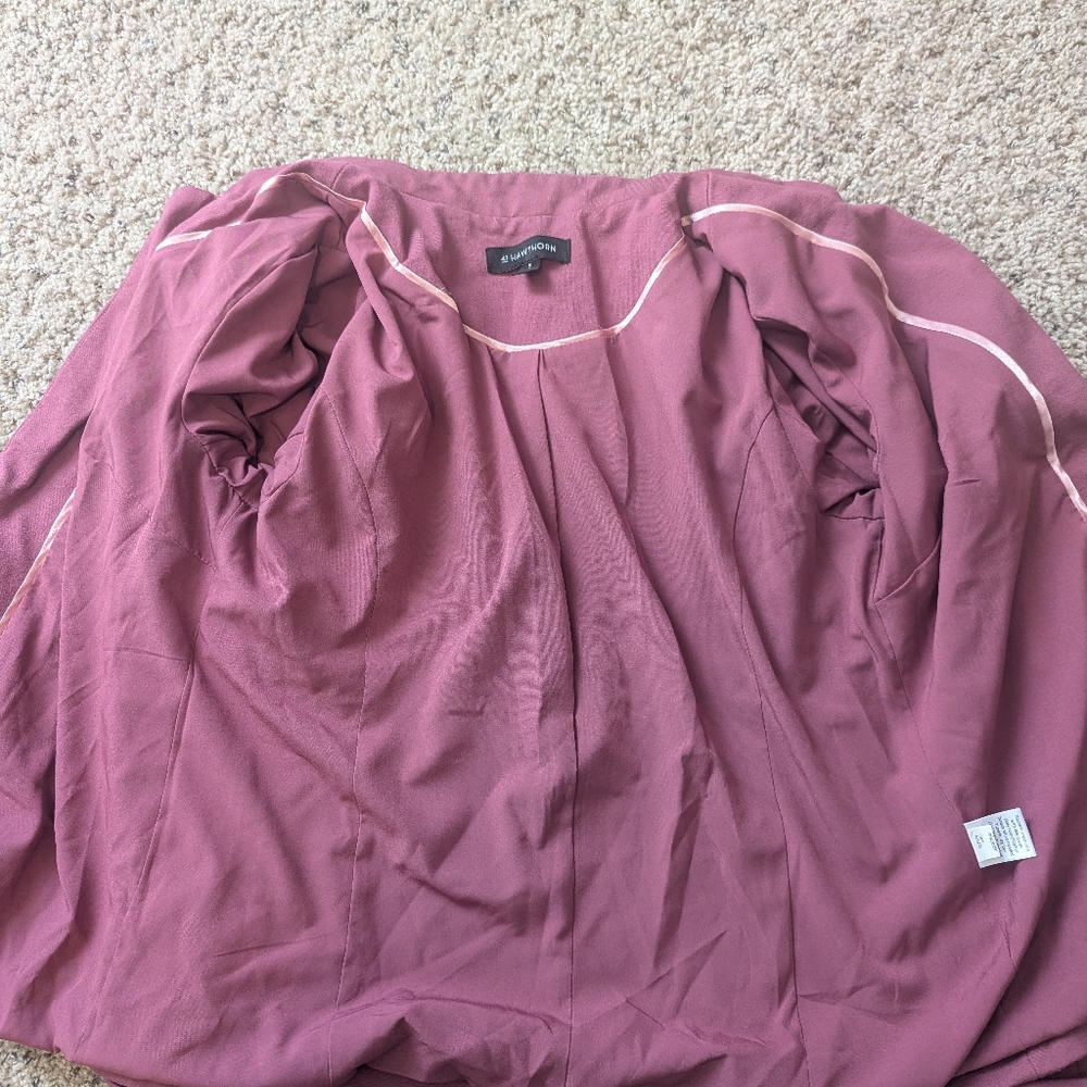 Maybe Open Front Blazer Jacket - Picture 4 of 4